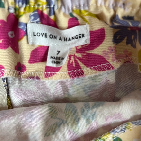 Love on a Hanger Floral Mini Skirt - Pink, Yellow, Green - Picture 5 of 5
